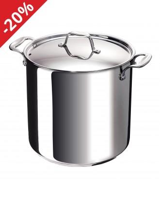 Oala inalta cu capac, inox, 17.2 L, 28 cm, Chef - BEKA